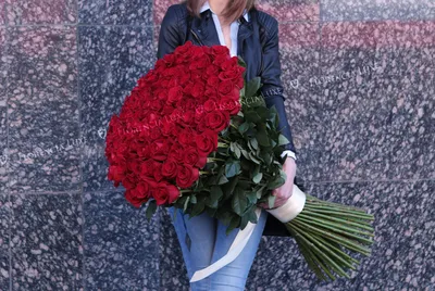 Фотография 101 розы в руках: создайте атмосферу роскоши