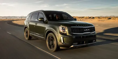 Фото Kia Telluride 2023 с различным освещением