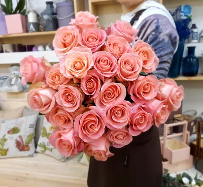 Фото розы 25 роз 70 см: выберите подходящий размер