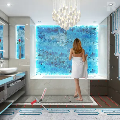 Фото 3D кафель для ванной - новые идеи для дизайна интерьера