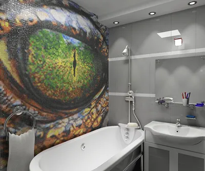 Уникальные дизайны 3D кафеля для ванной комнаты
