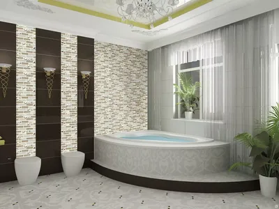 Фото 3D панелей в ванной: новые изображения