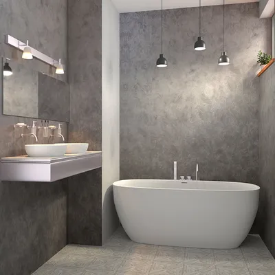 Фото 3D панелей в ванной: выбор формата изображения