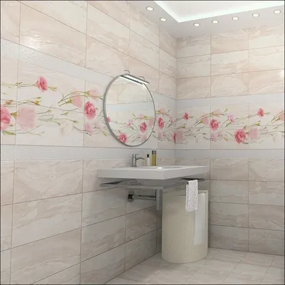 3D панели для ванной: современный дизайн с элементами искусства