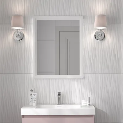 30) Фото 3D плитки для ванной комнаты - стильное решение