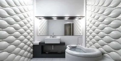 **Инновационные решения для ванной комнаты: 3D плитка в фокусе**
