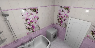 **Фотографии 3D плитки для ванной: идеи для современного дизайна**