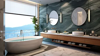 Фото 3D ванны для ванной комнаты