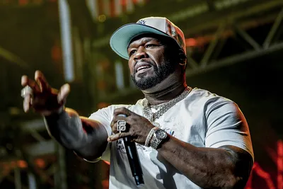 Картинка 50 Cent во время выступления
