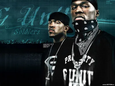 Фотка 50 Cent с яркой цветовой гаммой
