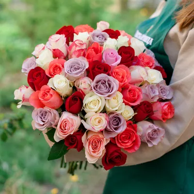 Красивое изображение 51 роза 40 см в формате jpg