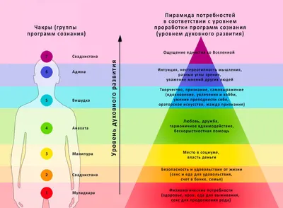 Разноцветные энергетические вихри: Фото 7 чакр человека