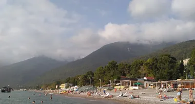 Изображения пляжей Абхазии: новые фото для скачивания