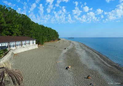 Фото пляжей Абхазии: уникальные виды в новом формате