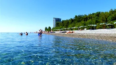 Пляжи Абхазии: изображения в форматах JPG, PNG, WebP