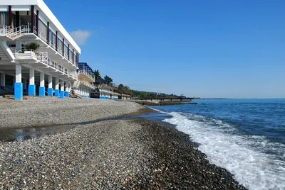Фотографии лучших пляжей Абхазии