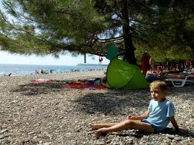 Фотографии пляжей Абхазии: приглашение на отдых