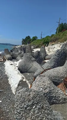 Пляжи Абхазии Цандрипш: великолепие морского побережья на фото