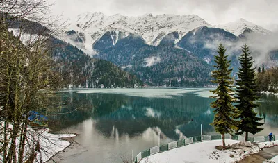 Зимний мир Абхазии в великолепных фотографиях