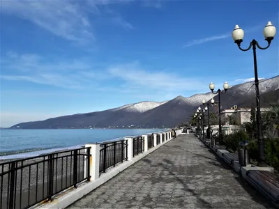 Зимний взгляд на красоту Абхазии: выбор формата и размера