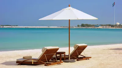 Райские уголки: пляжи Абу-Даби на фото