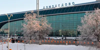 Зимняя панорама: Фото Аэропорта Домодедово на фоне снега
