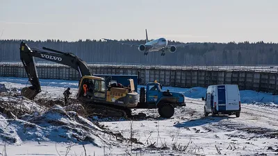 Белоснежная даль: Изображение Аэропорта Домодедово зимой