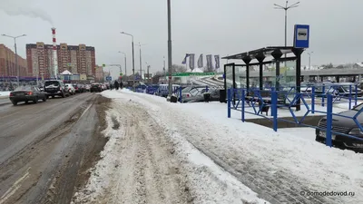 Снегопад вокруг: Фотографии Аэропорта Домодедово в феврале