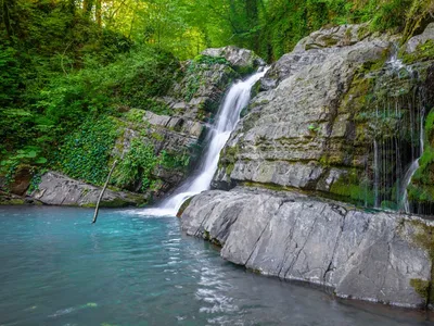 Full HD фото Агурских водопадов: впечатляющие изображения 