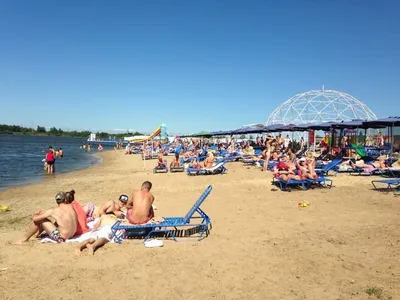 Фото пляжа Айс в Хабаровске: скачать бесплатно