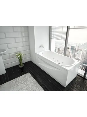 Фотографии ванной комнаты с акриловой ванной и экраном