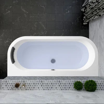 Фотографии акриловой ванны с экраном для ванной комнаты
