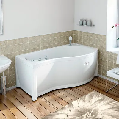 Прекрасные изображения акриловой ванны с экраном