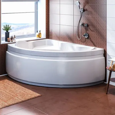 Интересные фотографии акриловой ванны с экраном