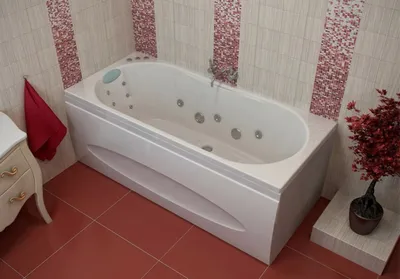 Современные изображения акриловой ванны с экраном