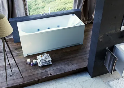 Изысканные изображения акриловой ванны с экраном