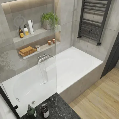 Фото ванной комнаты с экраном 2024 года