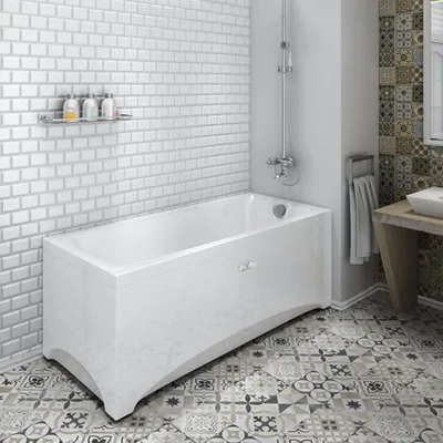 Фото акриловой ванны в стильном дизайне
