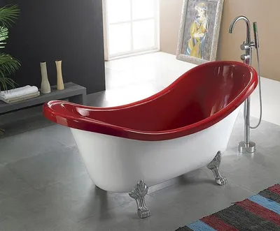 Изображение акриловой вставки в ванну с возможностью выбора размера
