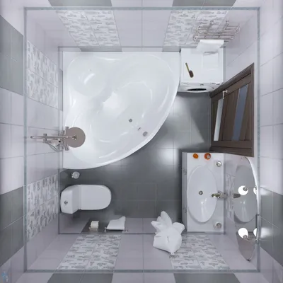 Акриловые угловые ванны: сочетание стиля и функциональности (фото)
