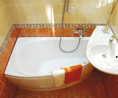 Акриловые угловые ванны: идеи для создания уютной ванной комнаты (фото)