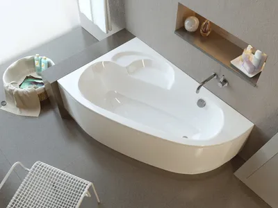 Акриловые угловые ванны: идеи для создания уникальной ванной комнаты (фото)