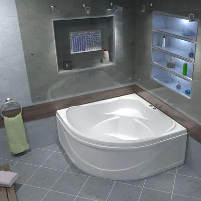 Акриловые угловые ванны: преимущества идеального выбора для вашей ванной комнаты (фото)