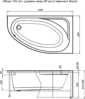 Эстетика и функциональность: акриловые угловые ванны в различных дизайнах (фото)
