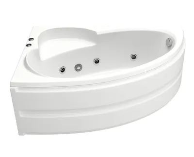 Роскошь и удобство: акриловые угловые ванны для вашего комфорта (фото)