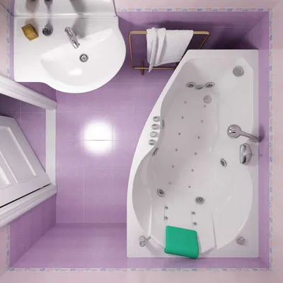 Акриловые угловые ванны: преображение вашей ванной комнаты современным стилем (фото)