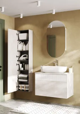 Фото ванной комнаты с мебелью Акватон в 4K качестве