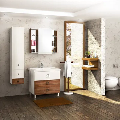 Фото ванной комнаты с мебелью Акватон в HD качестве