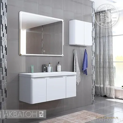 Фото ванной комнаты с мебелью Акватон