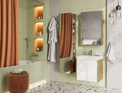 Уникальные дизайны Акватон мебели для ванной